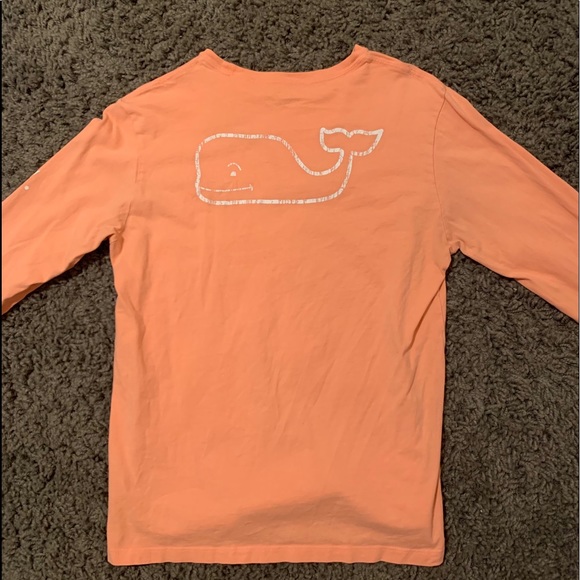 vineyard vines logo long sleeve t shirt - Picture 1 of 3